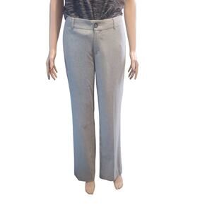 Banana Republic Sz 4  (32x32) Martin Fit Italian Wool Blend Wide Leg Pants Gray